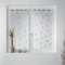 Douceur d'Intérieur par Recto con pasadores de 2 x 60 x 90 cm, Vela de Arena Estampada con Metal Samba Blanco/Dorado