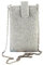 Elegante Damen UmhäNgetasche Silber - Leichte Polyester Handytasche Mit Schultergurt Ideal FüR Handy KopfhöRer Und Kleine GegenstäNde