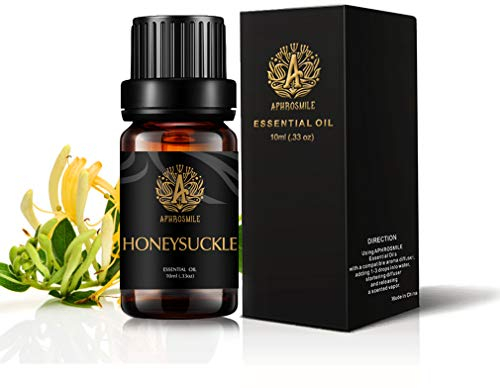Aromathérapie Honeysuckle Huile Essentielle 100% Pure pour Diffuseur et Humidificateur - Huile Chèvrefeuille pour Fabrication du Savon - 10ml