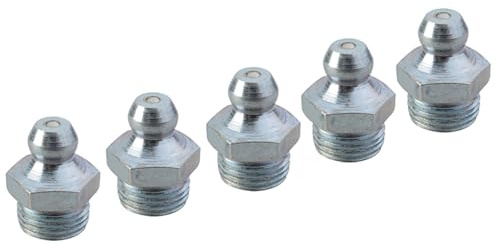 Faithfull Straight Grease Nipple, 1/8in BSP, Zinc Plated