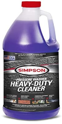 Simpson Cleaning Concentrated Soap Solution for Pressure Washers and Spray Bottles, Use on Concrete, Vinyl Siding Cleaner, Appliances, Windows, Cars, Fences, Decks, 88282 Purple, 1 Gallon