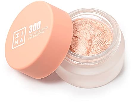 3INA MAKEUP - The 24h Cream Eyeshadow 300 - Rosa nudo - 24H Formula di Asciugatura Rapida - Lunga Durata - Impermeabile - Ombreto in Crema - Finitura Opaca e Brillante - Vegan - Cruelty Free
