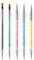 Rnitle Nagel Art Fineliner Pinsel[5 Stück],Nagel Art Liner Pinsel,Professionel Detail Pinselset,Nagellack Pinsel,für Nail Art Design Painting Salon,Nageldesign Nagel Fußpflege