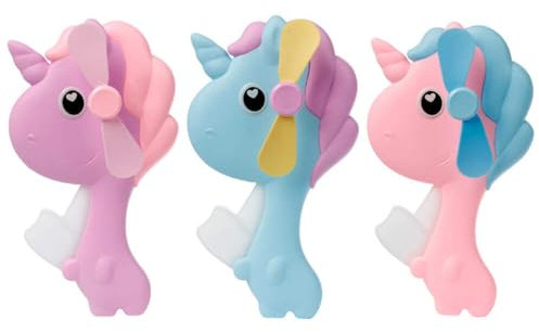 Puckator FAN01 Adoracorn Handheld Hand-Operated Unicorn Fan