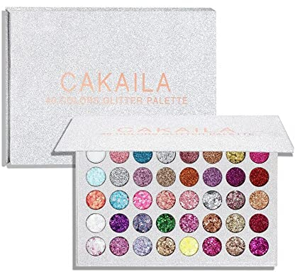 40-Farbige glänzende Lidschattenpalette, spezieller Lidschatten für Bühnenleistung, goldener Pailletten Lidschatten, professionelle Lidschattenpalette, Urlaub und Party Make-up