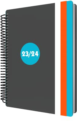 Collins Debden Delta Academic 2023–24 A5 Tagesansicht, Jahreskalender, Planer, Schule, Hochschule oder Universität, Term Journal – August 2023 bis August 2024 – Blau – FP51M.60-2324