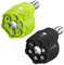 Uinfhyknd Pack de 2 boquillas para hidrolimpiadora 6 en 1, boquilla para lavado eléctrico, cambio rápido, 3000-4000 (verde y negro)