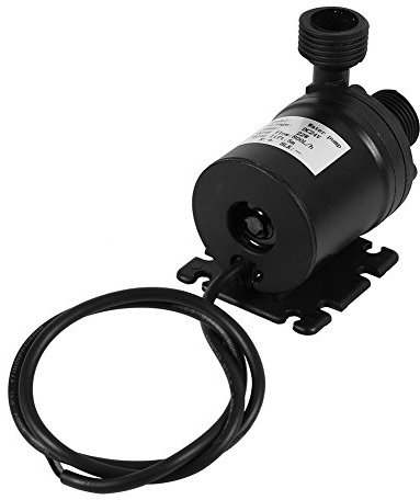 Miokycl DC 24V Warmwasser-Umwälzpumpe Solarenergie bürstenloser Motor Aquarium tauchfähig 5M