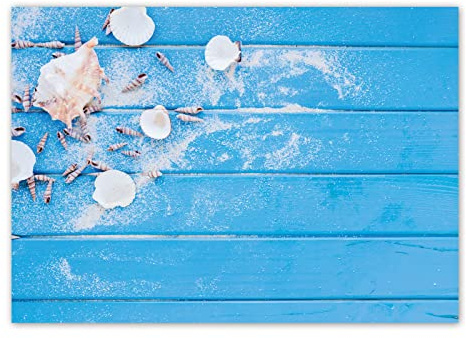 Primus Print - Papiertischsets Platzsets Tischsets für Restaurant und Gastronomie - 500 Stück Strand Beach Muscheln - Verschiedene Motive - A3 (Strand - Muscheln, 500)