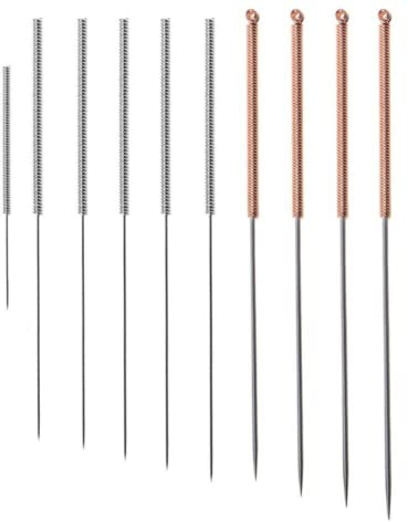 10pc 3D Printer Nozzles Extruder Cleaning Needle Kit Mixed Sizes Stainless Steel