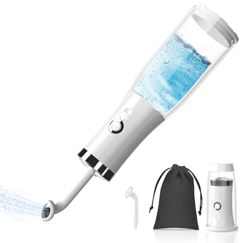 SPAOTREM Bidet portable voyage, Bidet électrique rechargeable à 2 buses - Mode niveau 4 pour nettoyage personnel, douche intime périnée | nourrisson | Soin des hémoroïdes