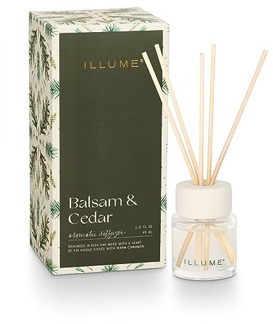 ILLUME Kleiner Aromatischer Diffusor, Balsam & Zeder