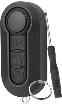 Auto Fernbedienungen schlüssel Gehäuse für FIAT 500l mpv ducato Citroen Jumper Peugeot Boxer 2006-2015 marelli bsi mit Schraubendreher-Schlüsselring （schwarzer Knopf）