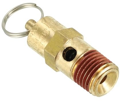 PATIKIL 1/4 Male NPT Safety Valve, Air Pressure Release Valve for Air Compressor, 150PSI Set Pressure