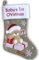 Heart's Sign Babys erste Weihnachten Stocking 2024 | Mein erstes Weihnachten Baby Junge und Baby Girl | Neugeborene Strümpfe Weihnachtsschmuck (Grau)