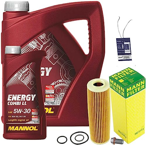 Ölfilter + 6L 5W30 für C-Klasse W204 E-Klasse W212 SLK R172