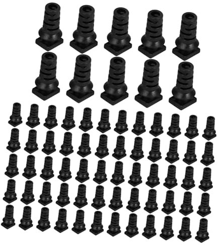 JECOMPRIS 100St Drahtschutz schutzkappen kabel schutz kabelblende Kabelschelle kabelkoffer Zugentlastung Kabelverschraubungen Spirale Kabelhalter für Kabel Kabelschutz Kabel Verbinder Abs