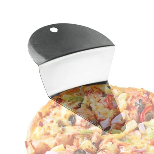 Pala per tagliare torte in acciaio, paletta per prima fetta di torta, pala per pizza e pasticceria, paletta ergonomica per torte, spatola triangolare per pasticceria, multiuso, professionale per pizza