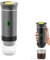 Eznaobo Máquina de café portátil, 3 en 1 cafetera espresso eléctrica portátil, 12 V espresso cafetera recargable, para oficina, viaje, casa, compatible con cápsulas K-Cup y café molido (grey)