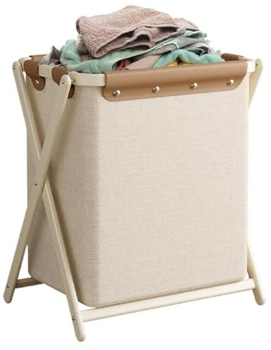 Linen Basket - Baskets for Waterproof Clothes for House Baskets for Toys, Dirty Clothes, Dolls, Basket for Folding Linen | Storage Basket for Bathroom Clothes
