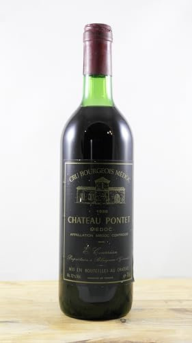 Château Pontet Bouteille de Vin Millésime 1986