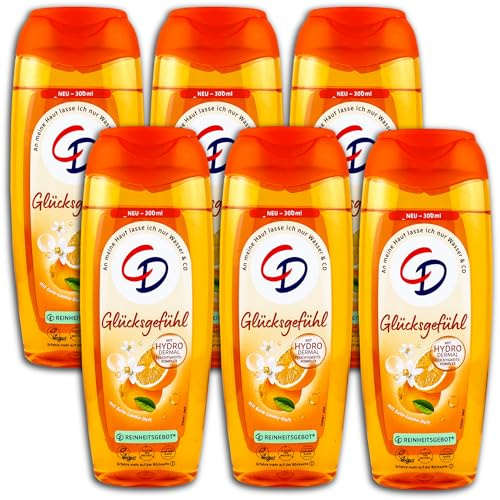 6 er Pack CD Duschgel Glücksgefühl 6 x 300 ml