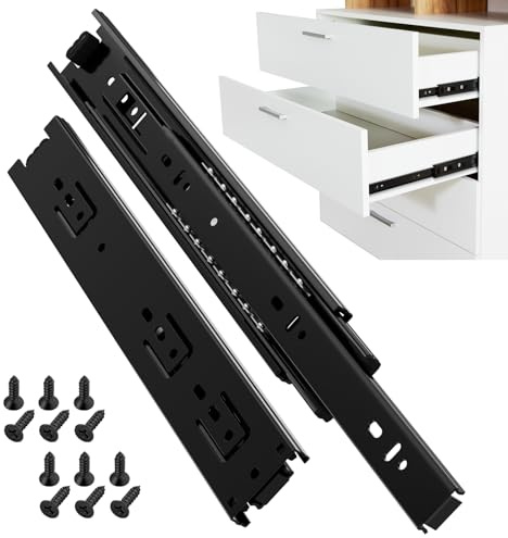 ToBeGreat glissiere pour tiroir 400 mm charge 45 kg glissière tiroir