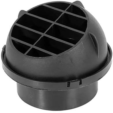360° Adjustable Warm Air Vent, 75mm Modular ABS Heating Outlet, Heat-Resistant, Easy to Install or Remove for Optimal Airflow Control