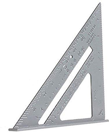 Dreieckslineal aus Aluminiumlegierung, Gehrungsmesser, Messwerkzeug für Tischler, professionell, präzise, bequem