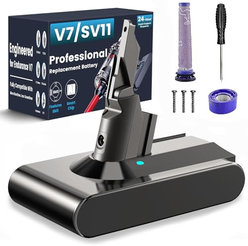 Ecovoltix V7 Batteria per Dyson V7 Batteria per V7 Motorhead Animal Mattress Trigger Allergy Absolute e SV11