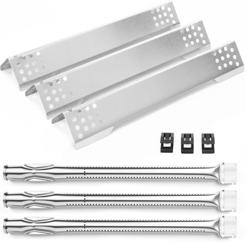 Heimlyn Edelstahl Brenner & Brennerabdeckung für Rösle Videro G2, G3, G4, G6, Grill Brenner Aromaschienen Ersatzteile