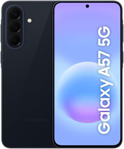 Samsung Galaxy A57 5G 256GB 8GB RAM 5.000mAh Akku AI Handy Android 16 Smartphone ohne Simlock ohne Branding (Navy)