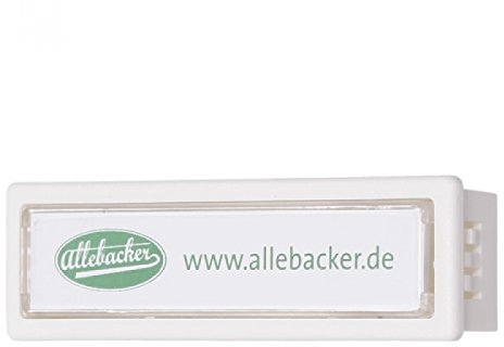Namenschild für Briefkästen-Anlagen ( Renz,Knobloch,Allebacker...) Weiß