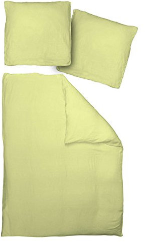 adam Uni Collection Bettwäsche-Set, Bio Baumwolle, Kamille, 135 x 220 cm, 2-Einheiten