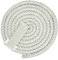 White Heat Resistant Stove/Fire Rope for Woodburner/Log Burner Doors Glass & Flue Seal Per M (6mm, White)