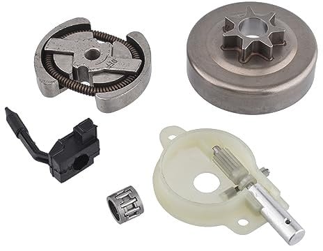 .325 7T Clutch Drum Oil Pump Oiler Cage Bearing Kit for Husqvarna 142 141 137 136 36 41 Chainsaw