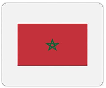 Mygoodprice Tapis de Souris Rectangle imprimé Drapeau Maroc