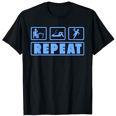 Essen Schlafen Handball T-Shirt