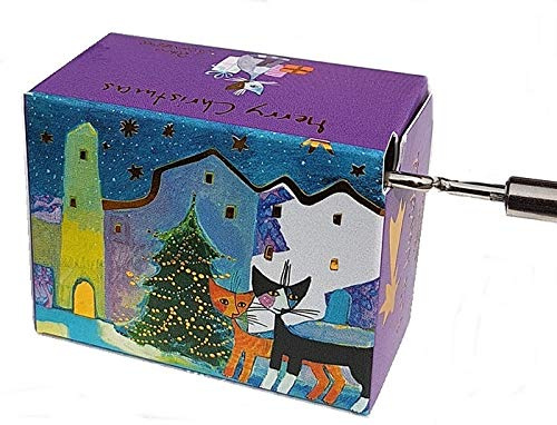 Fridolin Rosina Wachtmeister Spieluhr We Wish You a Merry Christmas Mini Drehorgel