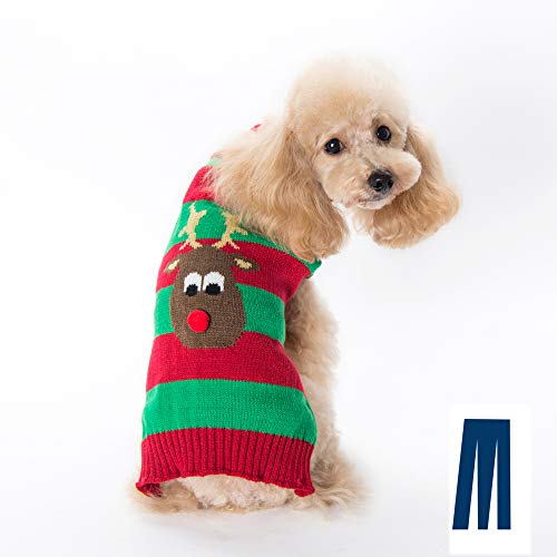 Mikayoo Hundepullover, Weihnachtspullover, für kleine Hunde oder Katzen