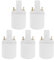 Angoter 5Pcs professionale G23 a E27 adattatori base della lampada Standard Base Convertitori portalampada Utile Household Electrical