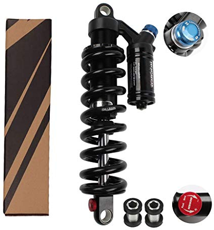 VPPV 190/210/240mm Mountainbike Hintere Stoßdämpfer Frühling MTB Downhill Rennrad Hydraulik 550lbs Einstellbar Absorber Dämpfer (Size : 210mm)