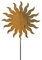 Rostalgie Edelrost Sonne auf Stab 60 cm Gartenstecker Dekoration