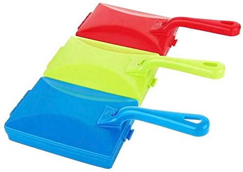 TOSSPER Mini Hand Push Vacuum Cleaning Brush Long Handle Table Sweeper Cleaner Roller Tool Dust Collector Household Accessories (random Color)