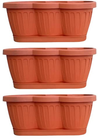 Hossi's Wholesale 3 Blumenkästen 80cm mit Wasserspeicher Terracotta | Hossi's Wholesale, Balkonkasten, Pflanzkasten, Bewässerungsuntersetzer