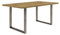 FORTE TABLES Tisch nicht ausziehbar Holzwerkstoff, Artisan Eiche, 160 x 74.7 x 90 cm