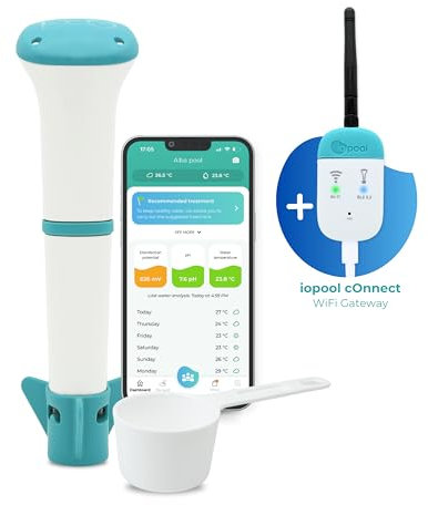 Smart Water Monitor - Works in Pools, Hot Tubs, & Swim Spas