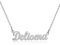 HSWYFCJY Namenskette für Damen, Personalisiert Kette mit Namen， Silber Gold Roségold Namen Kette Halskette Schmuck für Frauen