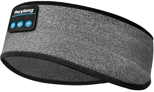 Perytong Sleep Headphones Headband with HD Speakers - Noise Cancelling, For Side Sleepers, Workout, Jogging, Yoga