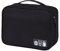 ACOPTON Organizzatore elettronico, borsa organizer portatile da viaggio, custodia impermeabile per accessori elettronici per iPad, cavi, caricabatterie, hard disk, power bank, carte da gioco, Nero ,